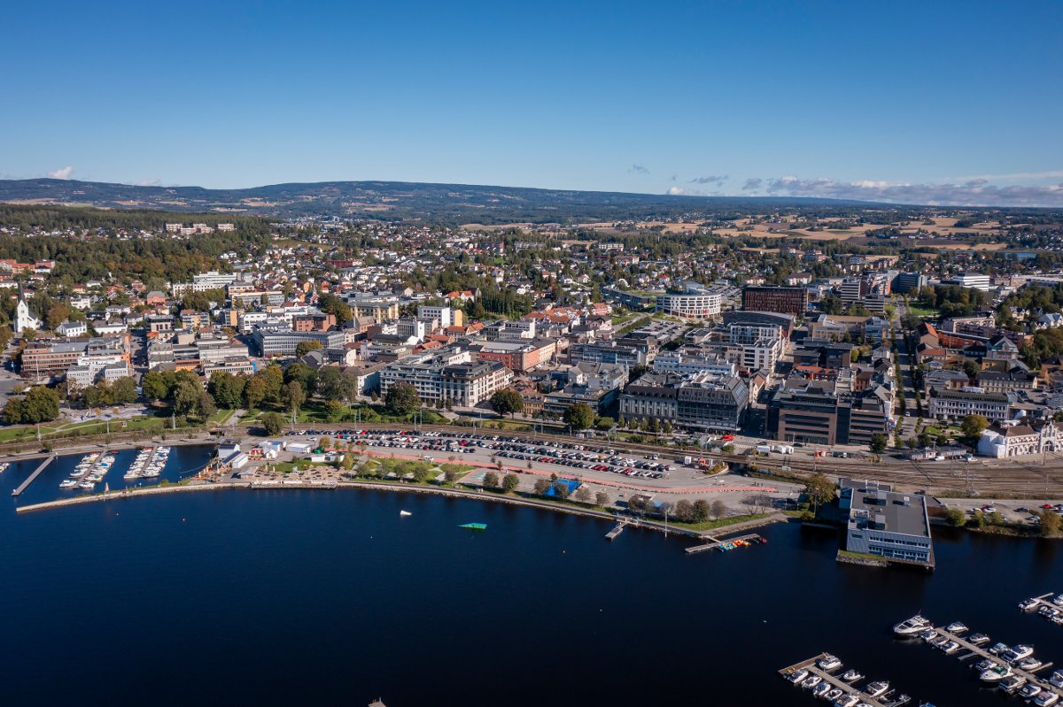 Hamar sentrum — der vi jobber